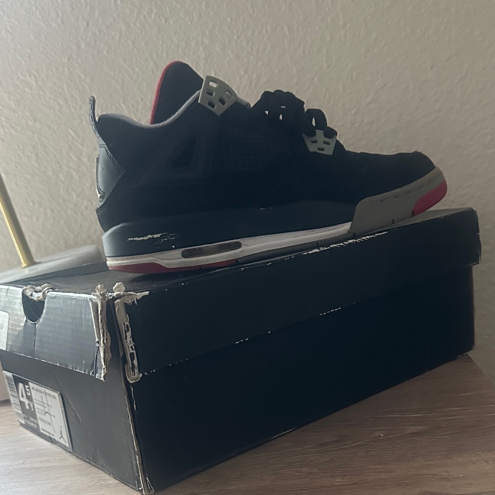 Jordan Black and Red Sneakers